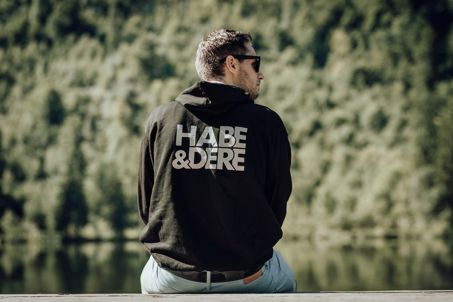 Habe & Dere Kontrast Hoodie