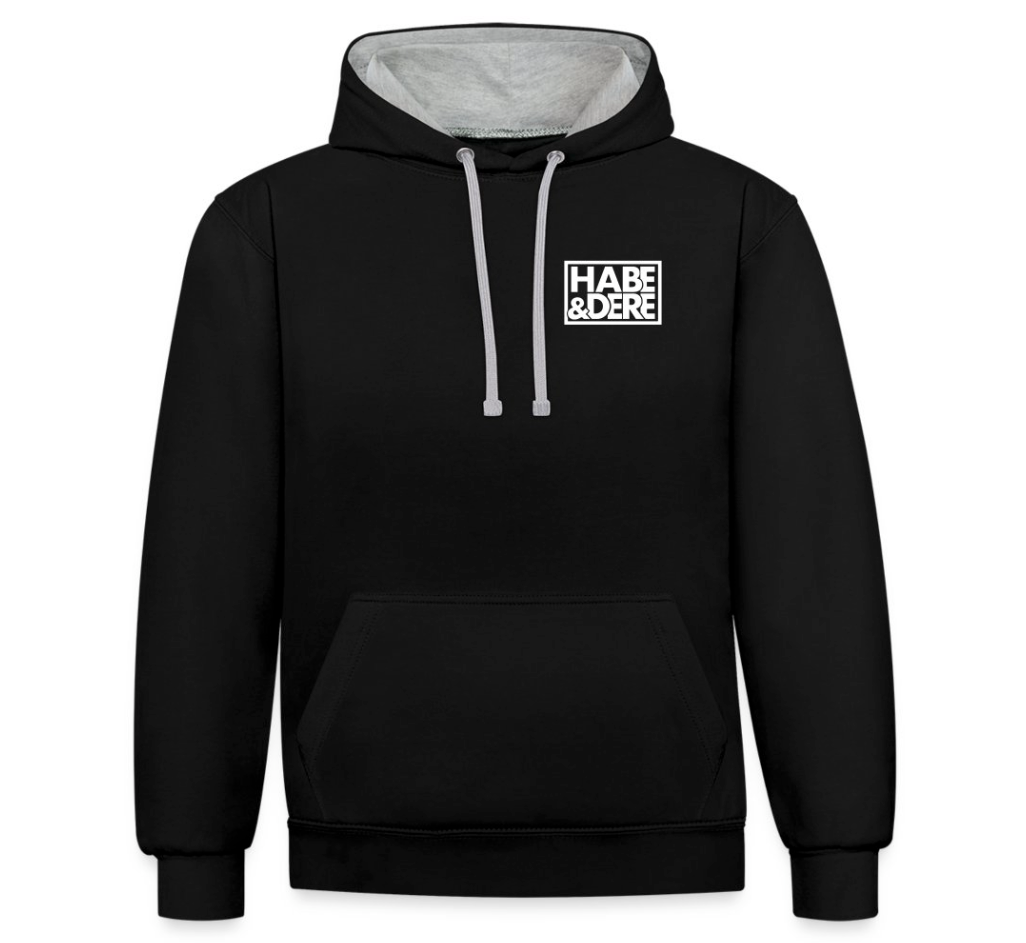 Habe & Dere Kontrast Hoodie