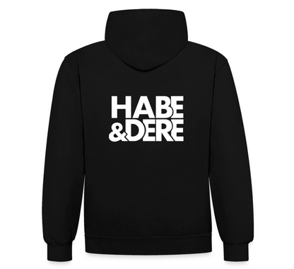 Habe & Dere Kontrast Hoodie